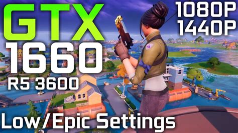 Fortnite Season 13 GTX 1660 Ryzen 5 3600 Low Vs Epic Vs Custom