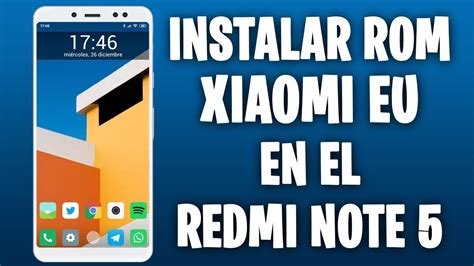 Instalar Rom Xiaomi Eu En El Xiaomi Redmi Note Youtube