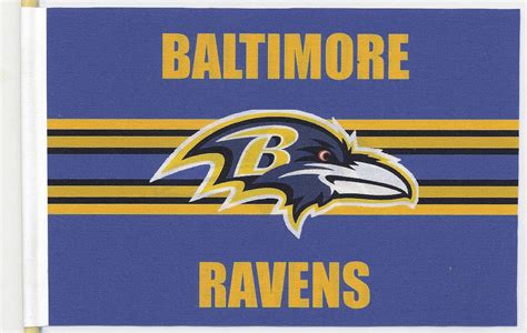 Baltimore Ravens Desk Top Flag | ONE SIXTH SCALE KING!