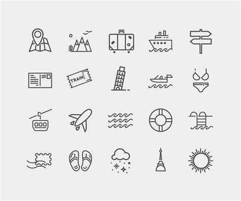 Free Travel Icons You Can Have For Your Designs Naldz Graphics