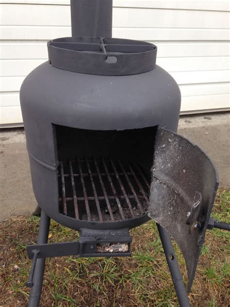 Eds Metal Creations Handmade Propane Tank Wood Stove