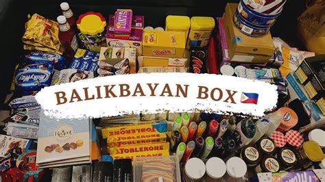 BALIKBAYAN BOX WHATS INSIDE THE BALIKBAYAN BOX SENDING