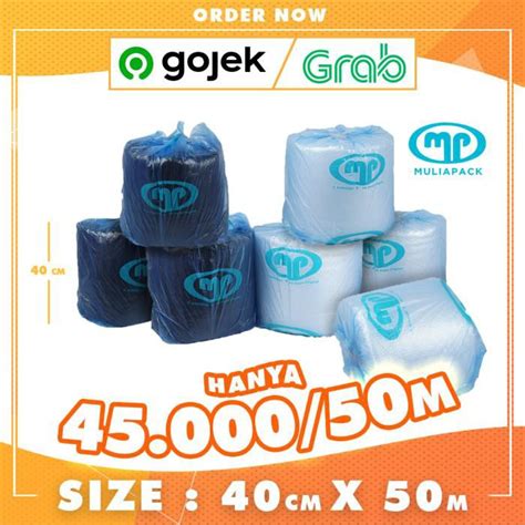 Jual Promo Bubble Wrap Roll Cm X Meter Hitam Putih Buble Wrap