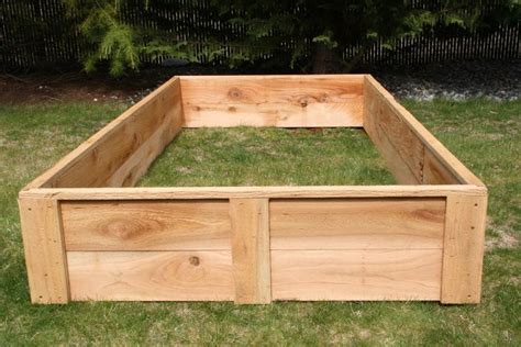 Usa Garden Company 4x8 Cedar For 219 Raised Garden Planters Cedar