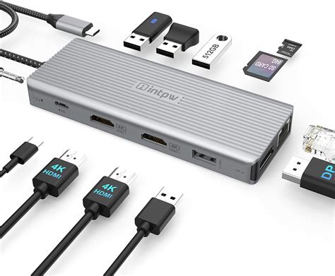 Intpw Usb C Docking Station In Usb Hub Ubuy India