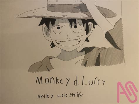 Monkey D Luffy Lok Strife 插图 Art Street