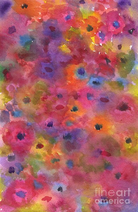 Flower Burst Painting By Jan Freeman Fine Art America