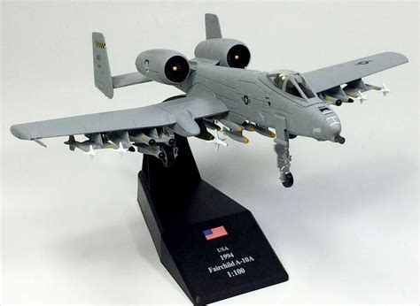 elaborate Edition 1/100 American A10 lightning fighter attack aircraft ...