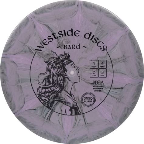 Westside Discs Bard Mid Range Driver Flight Numbers Info