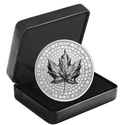 Kanada Cad Maple Leaf Oz Silber Ultra High Relief