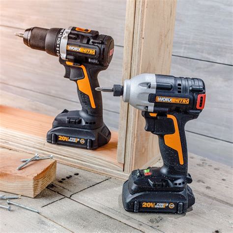 Worx Nitro Power Share 20 Volt Max 1 2 In Keyless Brushless Cordless