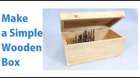 Making a Simple Wooden Storage Box | A Woodworkweb woodworking video ...