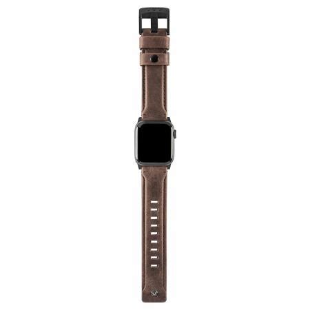 UAG Genuine Leather Brown Strap For Apple Watch Series 7 41mm