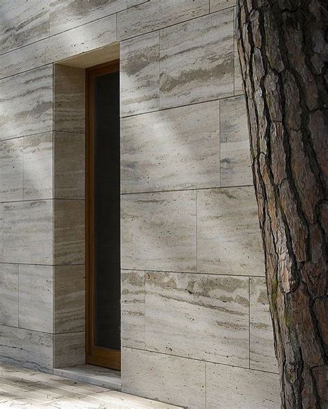 Travertine Cabin Stone Facade Stone Architecture Facade Architecture