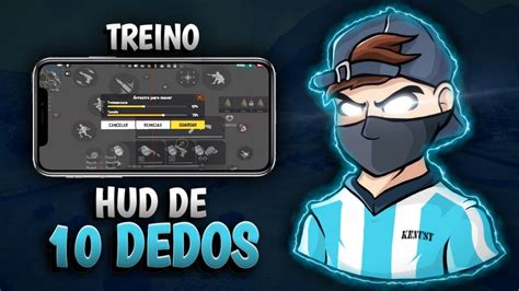 HUD 10 DEDO HUD DE MOBILE JOGADA DE EMULADOR 4X4 FREE FIRE AO