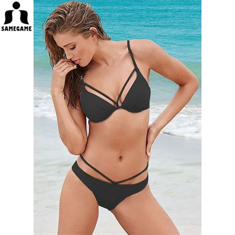 Samegame New Bikinis Women Swimsuit Female Swimwear Sexy Bikini