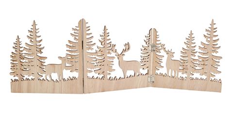 Vbs Holz Silhouette Rehe Im Wald Vbs Hobby Bastelshop