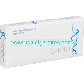 Capri Menthol Indigo 120's cigarettes - Cheap Cigarettes Online Sale Shop