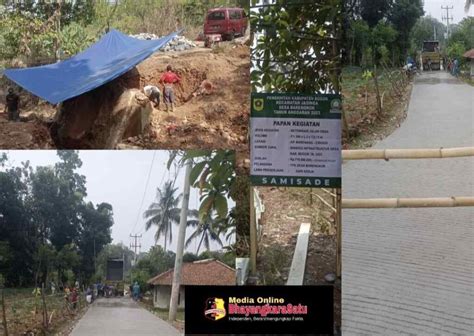 Pemdes Barengkok Jasinga Tingkatkan Pembangunan Betonisasi Jalan Desa