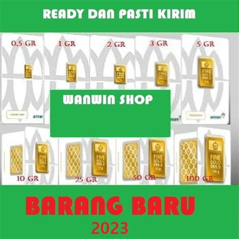 Jual Emas Antam Gr Gram Goldbar Logam Mulia Lm Emas Batangan Antam