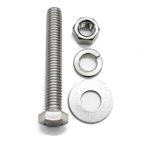 Flat Lock Washers Sets Fully Threaded By Bolt Fullerkreg S S