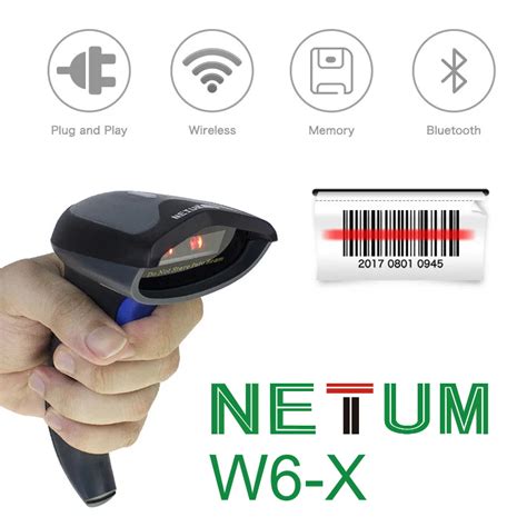 Сканер штрих кодов Netum NT W6 X Bluetooth 2 4 ГГц Wireless USB