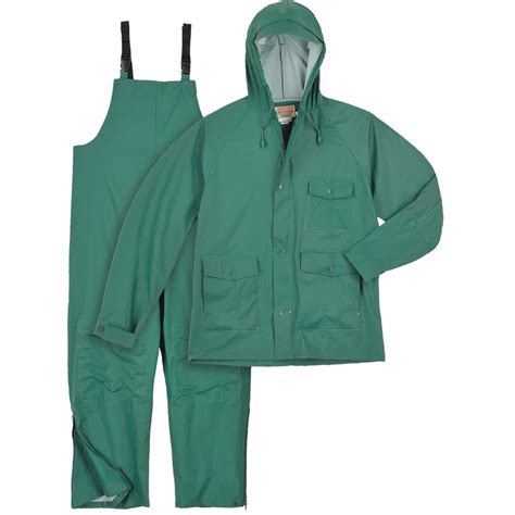 Pvc On Nylon Rain Jacket And Bibs Rainwear Gemplers Gemplers