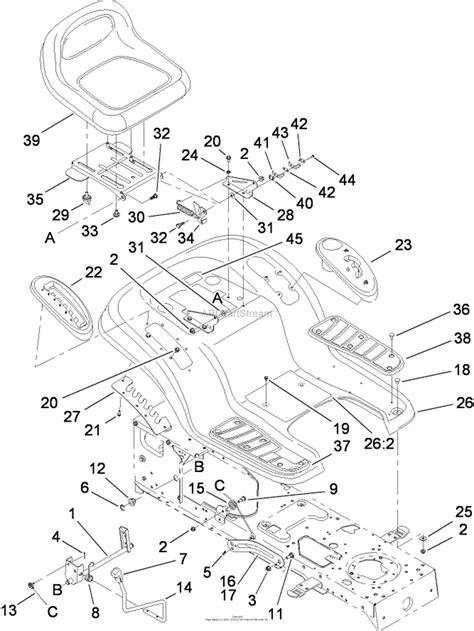 Toro Lawn Tractor Parts Diagrams