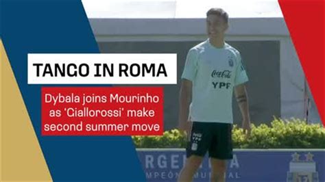 Argentina star Paulo Dybala signs for Roma as Jose Mourinho makes ...