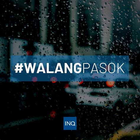 WalangPasok List Of Class Suspensions On September 16