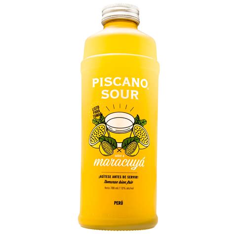 Piscano Pisco Sour Sabor a Maracuyá desde S 17 90