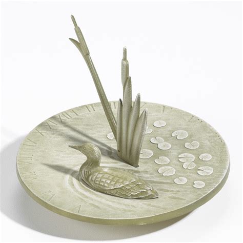 Whitehall Large Loon Sundial Aspenberry