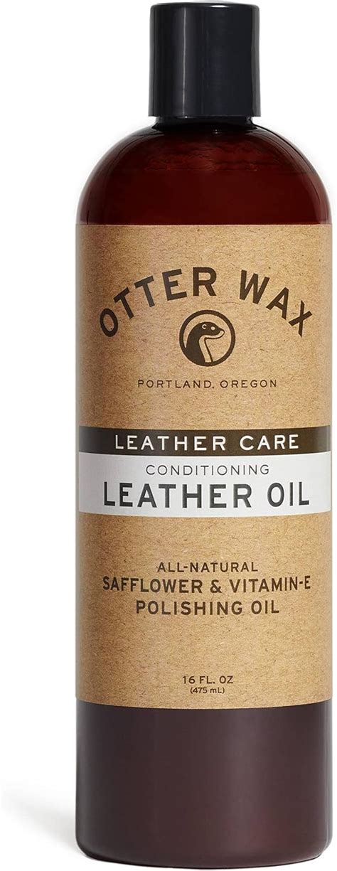 Otter Wax Leather Oil 16oz Premium All Natural Leather Conditioner