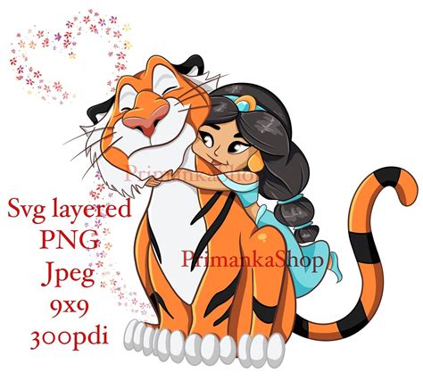 Svg Jasmine Cute Princess Aladdin Svg Layered For Cricut Aladdin Svg