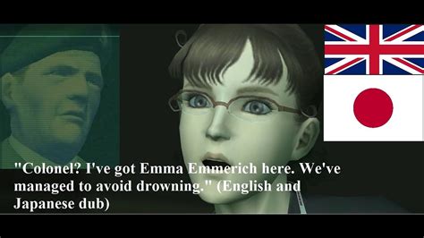 Metal Gear Solid 2 Colonel Ive Got Emma Emmerich Hereenglish And