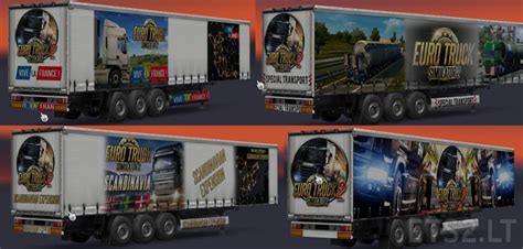 Trailer with DLC Skins | ETS2 mods