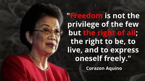 Corazon Aquino the best quotes to listen and reflect on | Best quotes ...