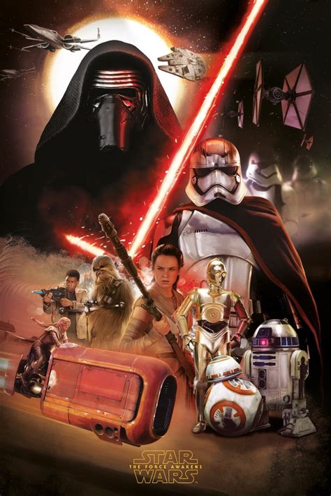 Updated The Force Awakens Poster Preview Opinion On Star Wars