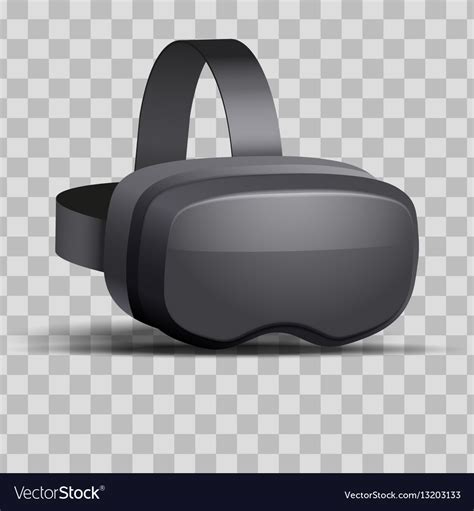 Original D Vr Headset Royalty Free Vector Image