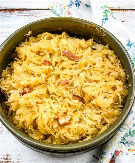 Easy Baked Sauerkraut With Apples And Bacon Cook What You Love