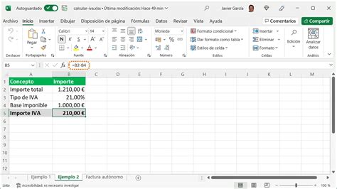 C Mo Calcular El Iva En Excel Office A Tope