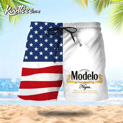 American Flag Modelo Negra Bikini Set