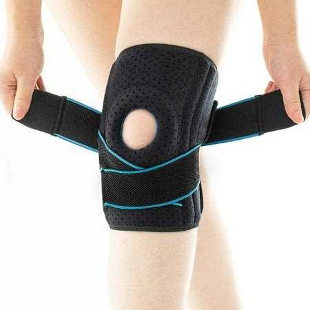 Knee Brace With Side Stabilizers & Patella Gel Pads, Adjustable ...