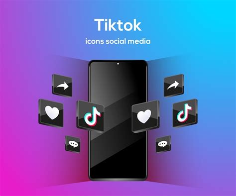 Youtube 3d Social Media Iconen Met Smartphone Symbool Premium Vector