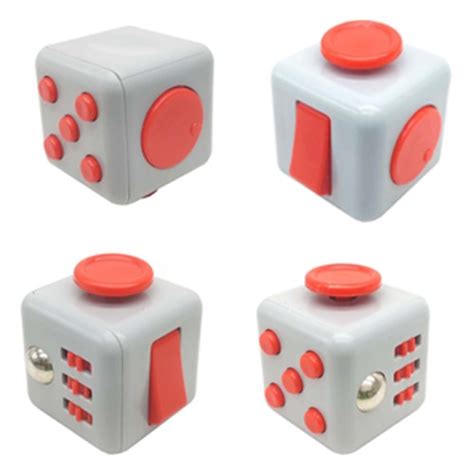 Fidget Cubo Para Ansiedade Cube Spinner Anti Estresse Dedo Apertar