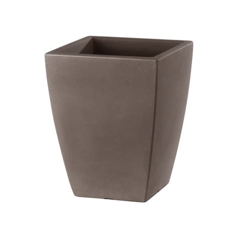 Vaso Quadro Veneto 56 L Cappuccino TeraPlast GARDEN