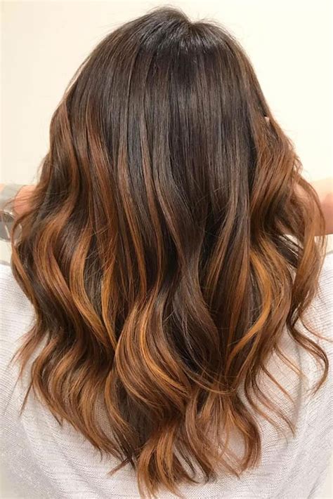 Kupferbraun Balayage Frisur D Machts Lounge East Side Mall Friseur