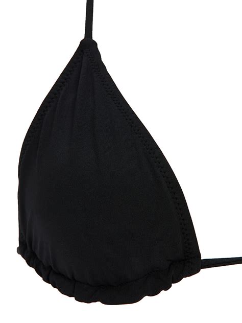 SİYAH Kadın Boyundan Bağlamalı Düz Bikini Üst S AB Z CVL LCW