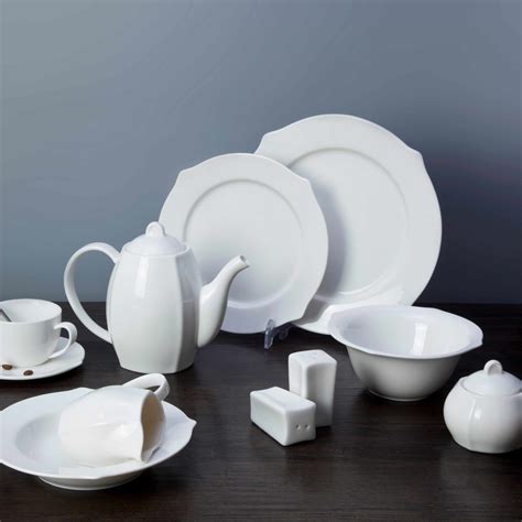 modern white porcelain dinnerware-porcelain everyday dinnerware sets ...