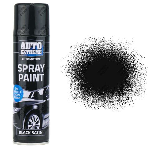 Black Satin Spray Paint 250ml – Sprayster